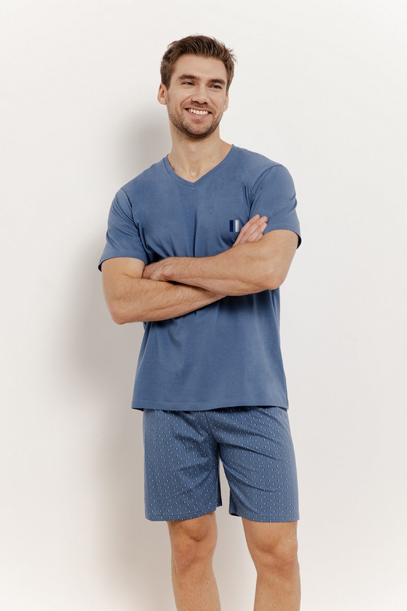 3397/3398/3399 HENRY Пижама мужская с шортами