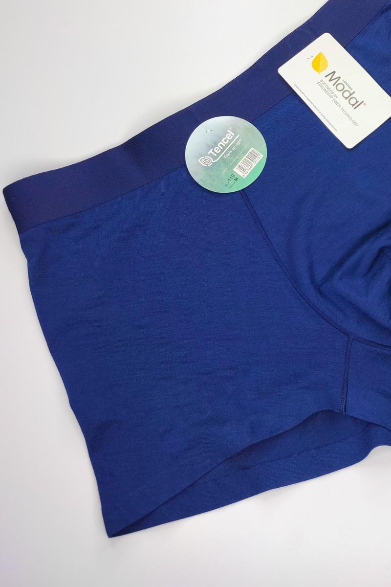 119 DARKBLUE Облегающие боксеры 12 шт. в упаковке