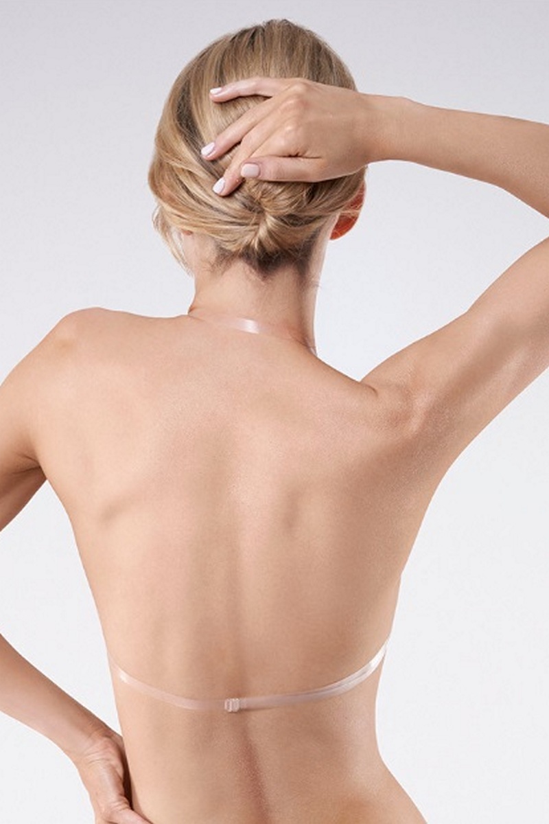 BS-04 Бюстгальтер невидимка силиконовый с бретелями