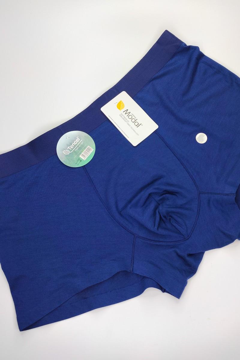 119 DARKBLUE Облегающие боксеры 12 шт. в упаковке