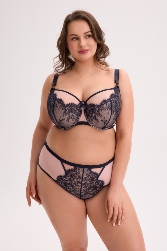 1273 Aina PU Maxi бюст (синий)