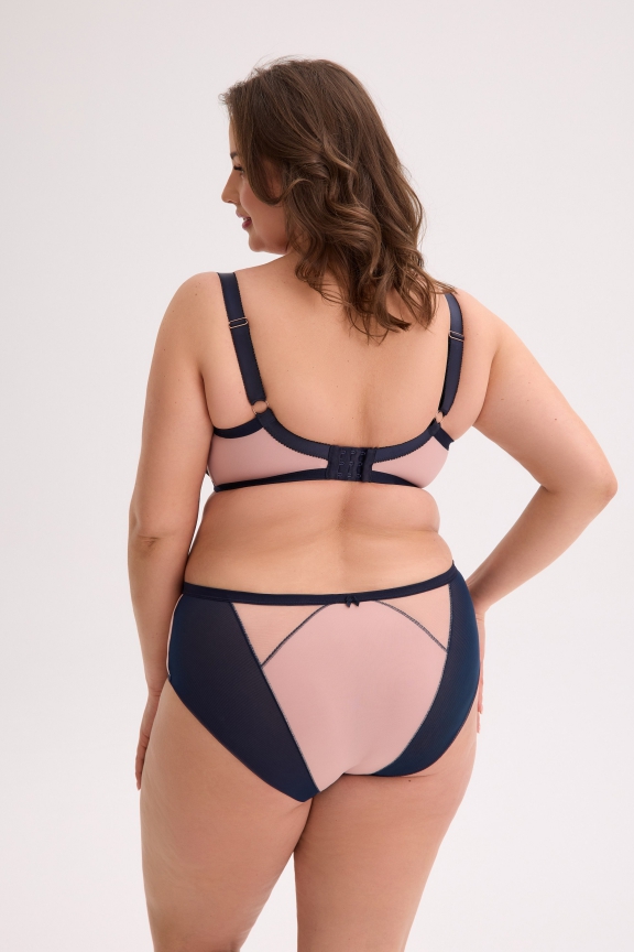 1273 Aina PU Maxi бюст (синий)