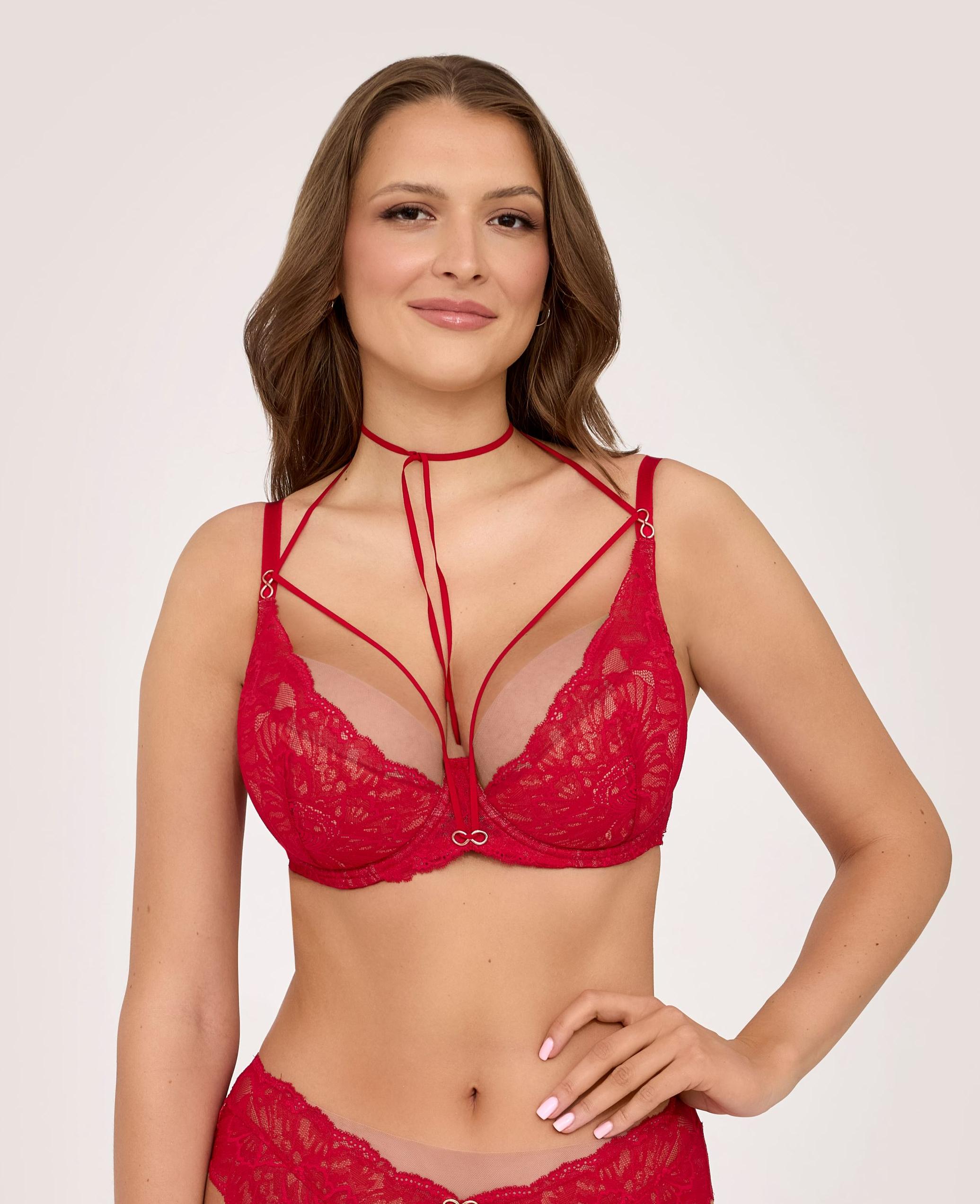 2176 U push-up бюст (красн)