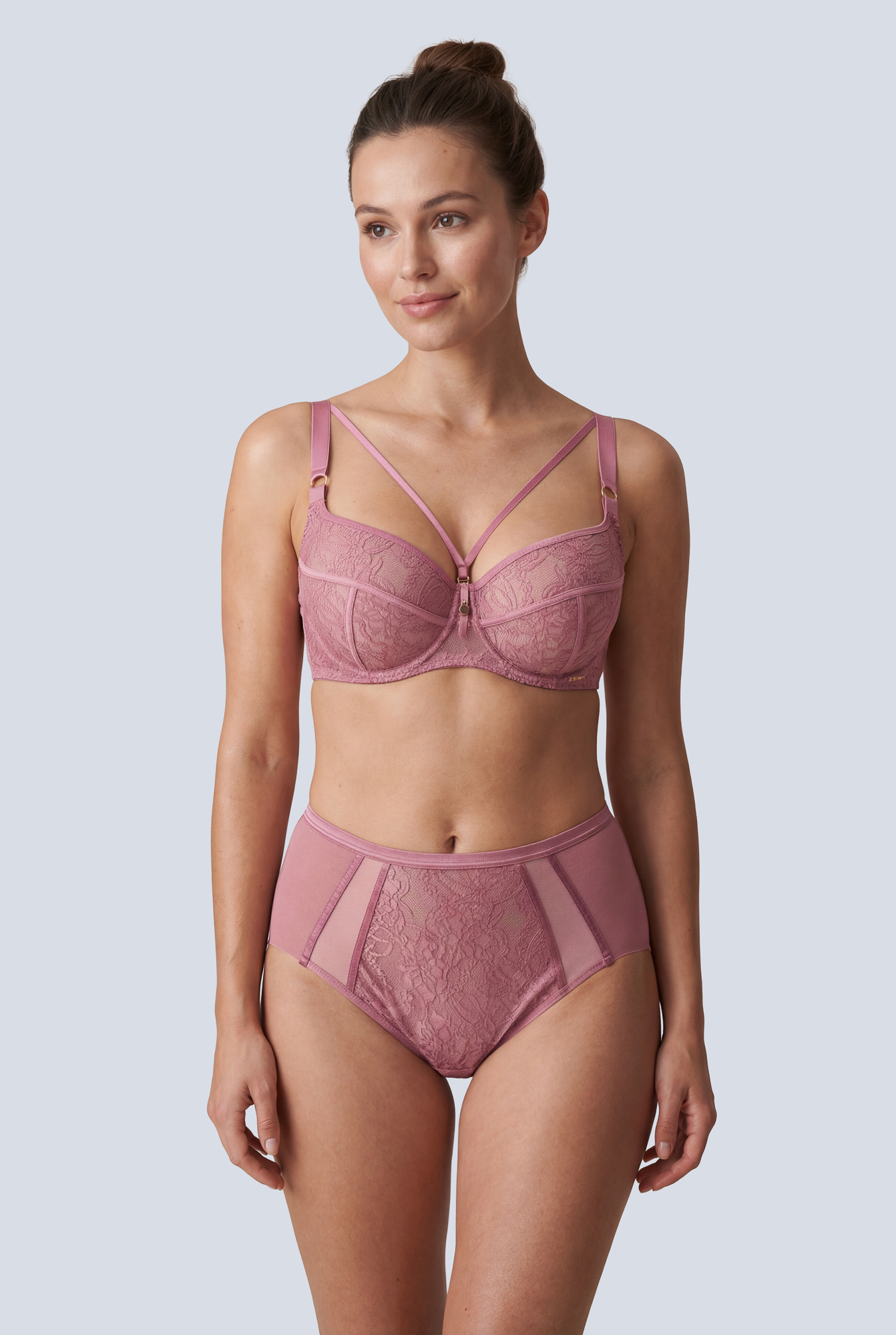 Chiara трусы с завышенной талией (розовый)