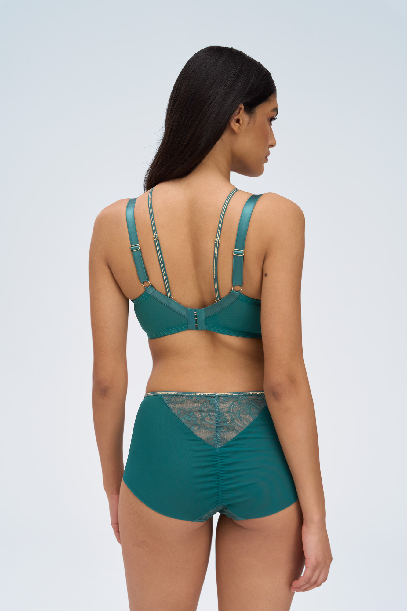 Chiara Gold classic трусы с завышенной талией (зелен)