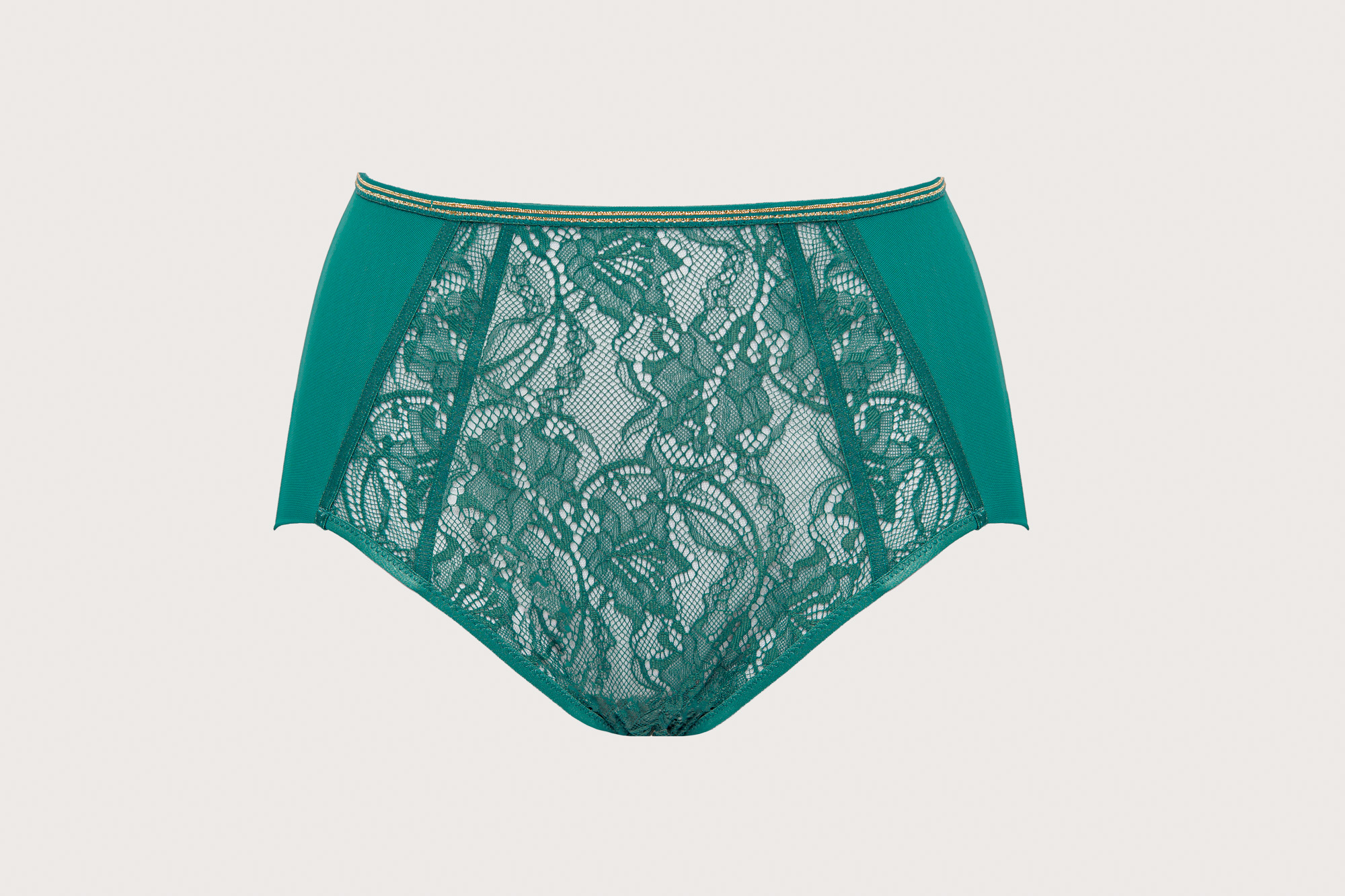 Chiara Gold classic трусы с завышенной талией (зелен)